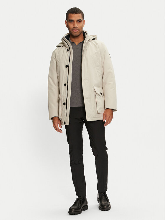 BOSS Boss Ziemas jaka Osiass 50499551 Bēšs Regular Fit