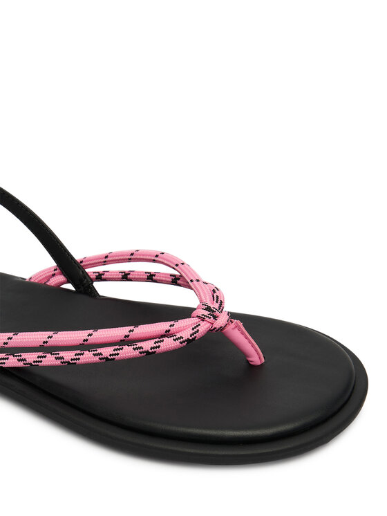 Tommy Jeans Tommy Jeans Sandały Tjw Casual Rope Sandal EN0EN02951 Różowy