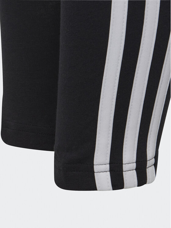 adidas adidas Colanți Essentials 3-Stripes Leggings H65800 Negru Fitted Fit