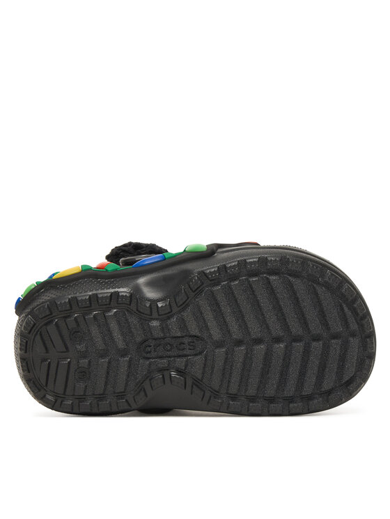 Crocs Crocs Klapki Classic Lined Holiday Lights Cgt 212027 Czarny
