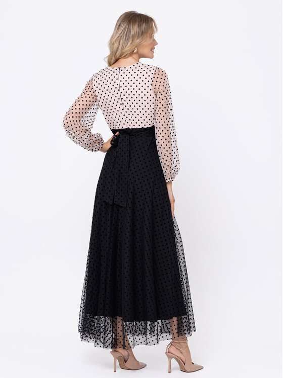 LIDIA KALITA LIDIA KALITA Sukienka wieczorowa Corsica Czarny Flare Fit