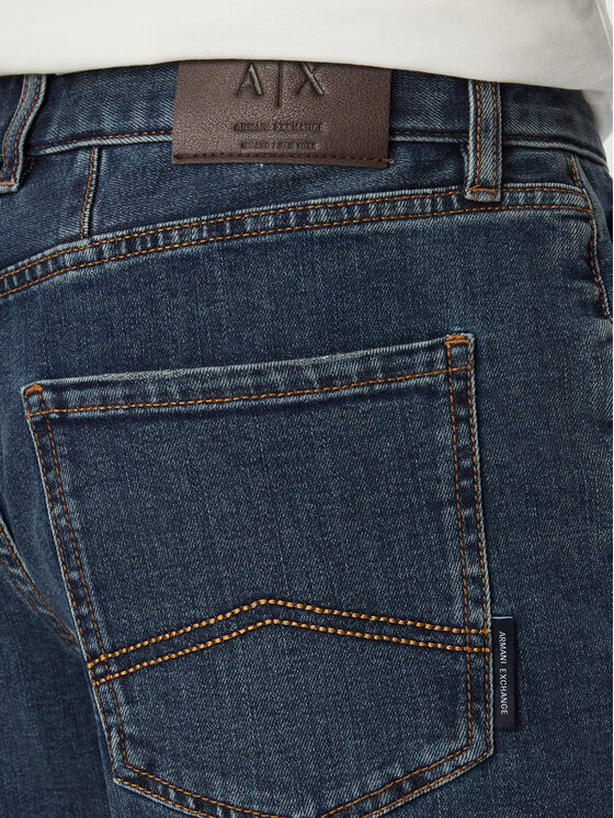Armani Exchange Armani Exchange Džínsové šortky XM000073 AF24463 MB001 Tmavomodrá Comfort Fit