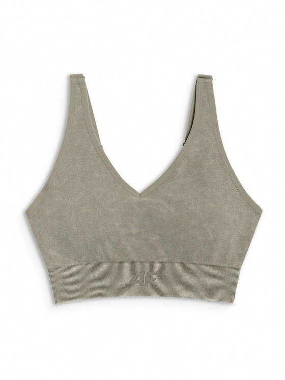 4F 4F Biustonosz sportowy YOGA Zielony