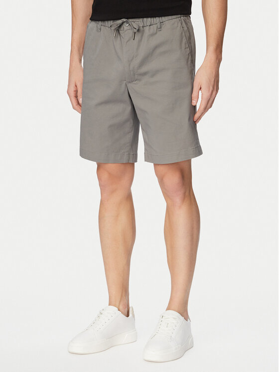 Jack & Jones Pantalon scurți din material Jaiden Rocco 12292831 Gri Regular Fit