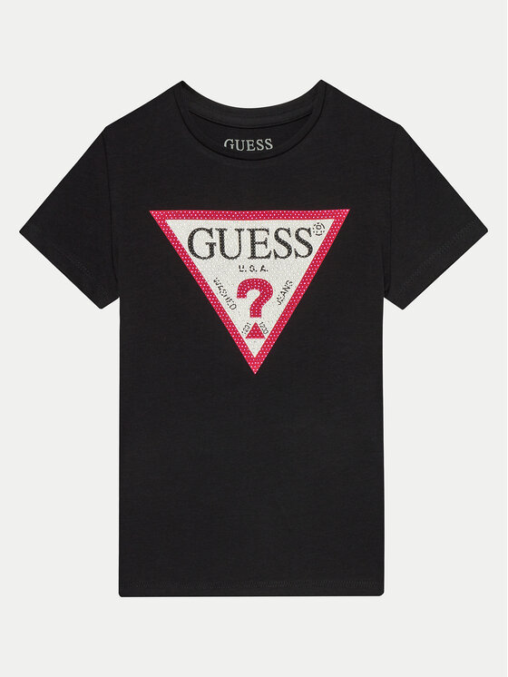 Guess T-krekls J2YI51 K6YW1 Melns Regular Fit