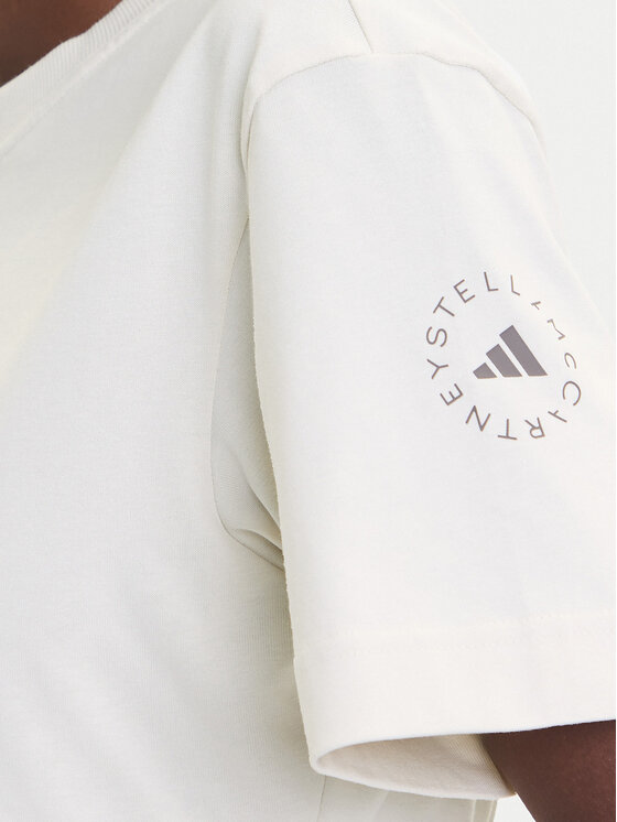 adidas by Stella McCartney adidas by Stella McCartney T-shirt JX6775 Bež Regular Fit