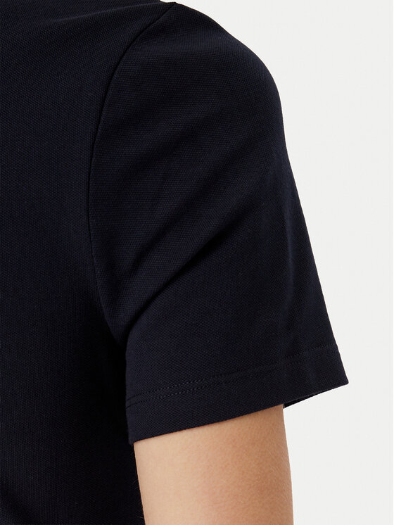 Tommy Hilfiger Tommy Hilfiger Vestito da giorno 1985 Slim Pique Polo Dress Ss WW0WW42048 Blu scuro Slim Fit