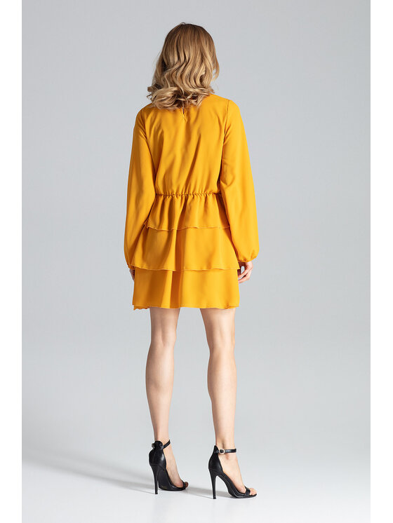 FIGL FIGLFIGL Vestito M601 Giallo Regular Fit