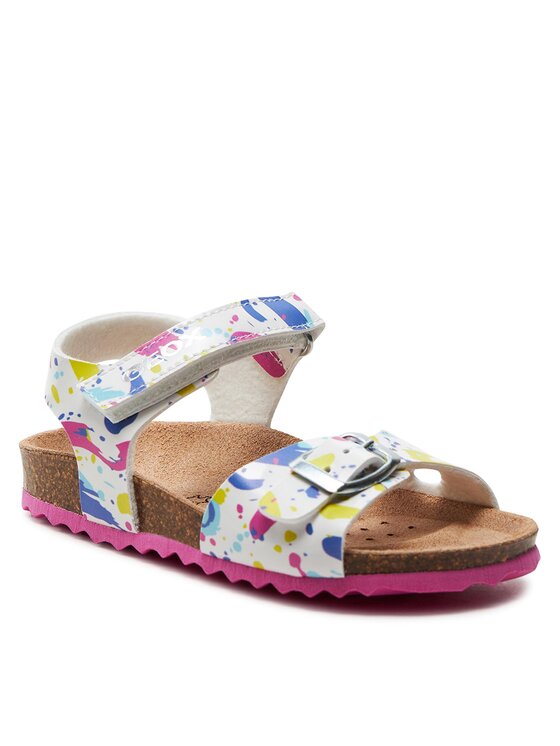 Geox Geox Σανδάλια J Adriel Girl J028MC 000HH C0563 M Λευκό