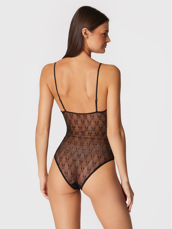 PINKO Pinko Bodi Brunilde AI 22-23 BLK01 1G17YW Y7ES Črna
