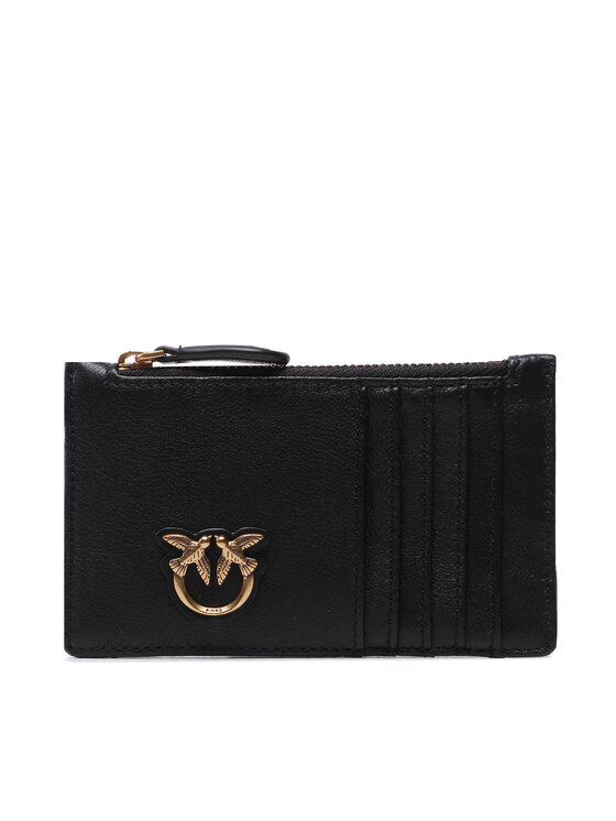 PINKO Etui pentru carduri Airone Cardholder PE 23 PCPL 100251 A0GK Negru