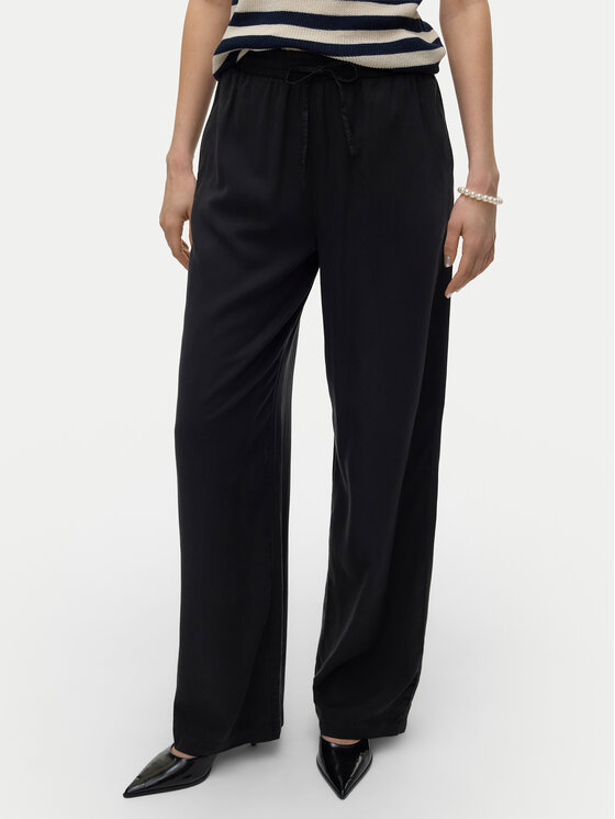 Vero Moda Vero Moda Pantaloni di tessuto Bree 10304898 Nero Loose Fit