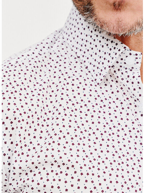 Pako Lorente Pako Lorente Koszula P25SF-1X-045 Biały Slim Fit