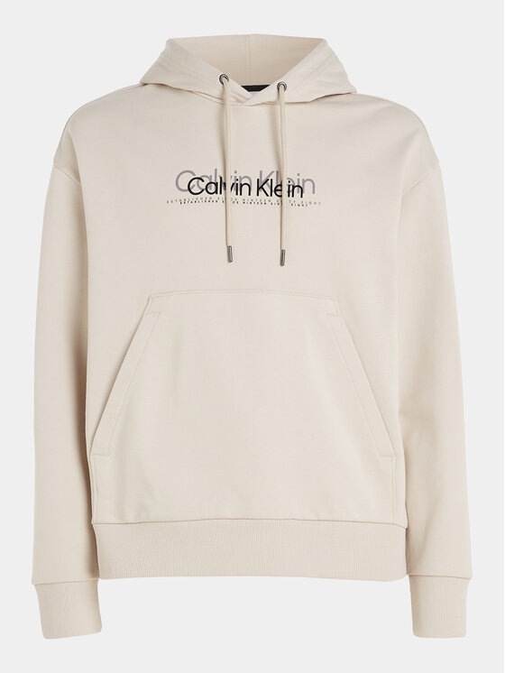 Calvin Klein Calvin Klein Bluza K10K111815 Beżowy Regular Fit