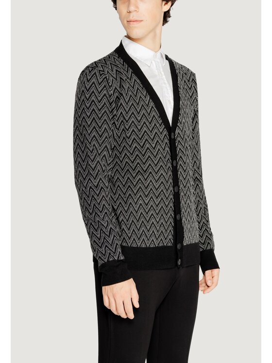 Antony Morato Antony Morato Ζακέτα WOOL BLEND Μαύρο Regular Fit