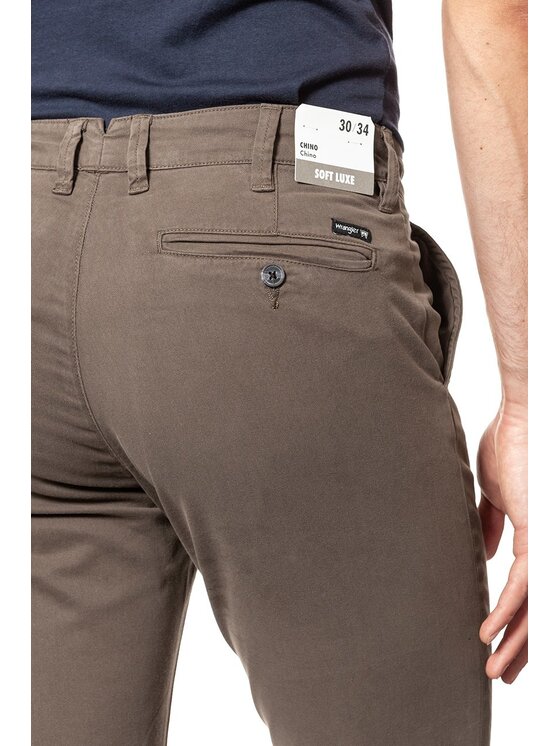 Wrangler Wrangler Pantaloni chino CHINO Marrone Slim Fit