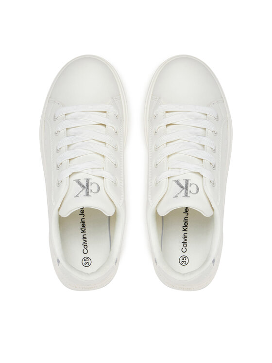 Calvin Klein Jeans Calvin Klein Jeans Tenisice Low Cut Lace-UP V3A9-82023-1439A S Bijela