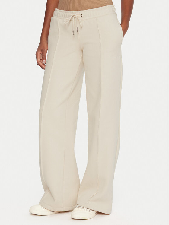 Guess Jeans Guess Jeans Melegítő alsó W5BB04 KC811 Bézs Wide Leg