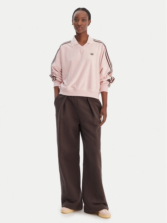 adidas adidas Džemperis ar kapuci Terry Towel KD1400 Rozā Oversize