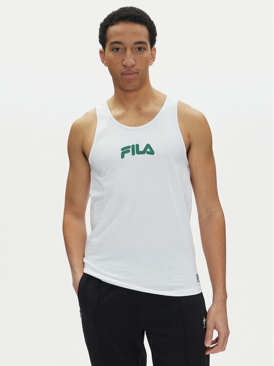 Fila Fila Tank top marškinėliai Lirey FAM0919 Balta Slim Fit