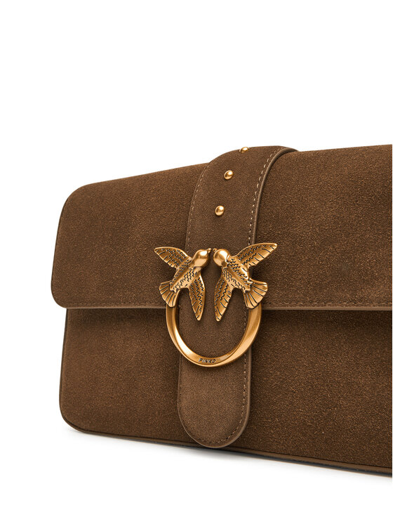 PINKO PINKO Handtasche Love One Classic Slouchy Fl PE 25 PLTT 104524 A2CC Khakifarben