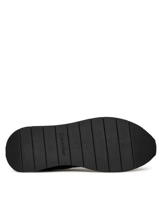Calvin Klein Calvin Klein Сникърси Low Prof Runn Laceup Tape HM0HM01897 Черен
