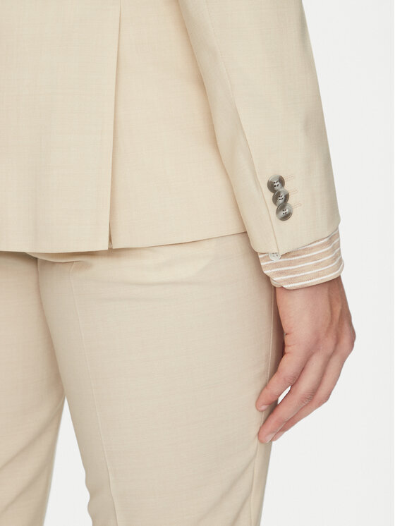 HUGO HUGO Oblek Arti/Hesten232X 50540341 Béžová Extra Slim Fit