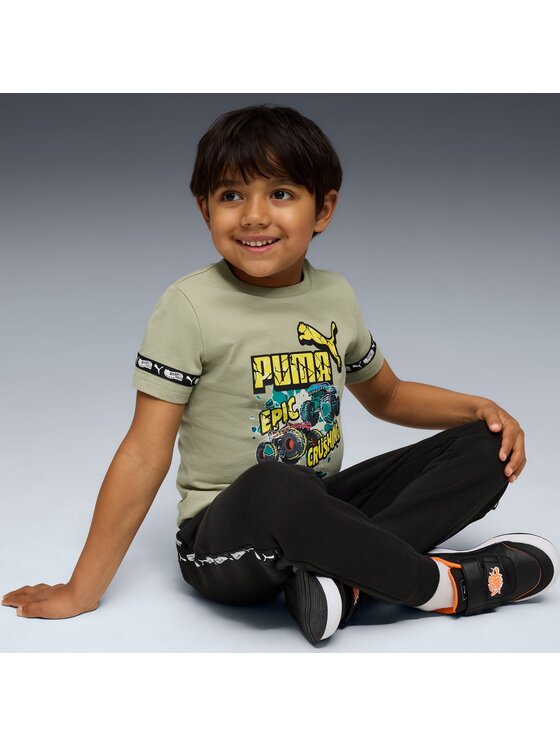 Puma Puma T-Shirt 632395 Zielony Regular Fit