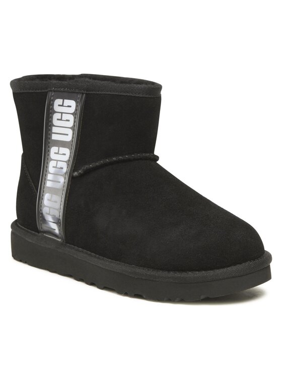 Ugg Snehule W Classic Mini Side Logo II 1134962 Čierna