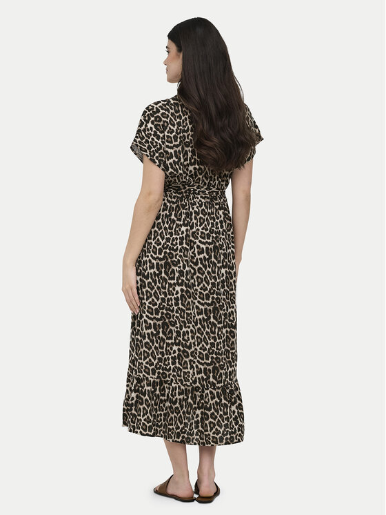 ONLY ONLY Vestito da giorno Zilla Adele 15357778 Beige scuro Regular Fit