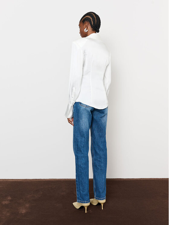 La Mania La Mania Camicia LEAH Bianco Classic Fit