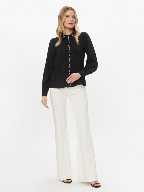 Vero Moda Vero Moda Koszula Gigi 10303039 Czarny Regular Fit