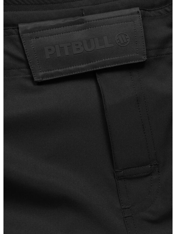 PITBULL PITBULL Szorty sportowe RAY Czarny Regular Fit