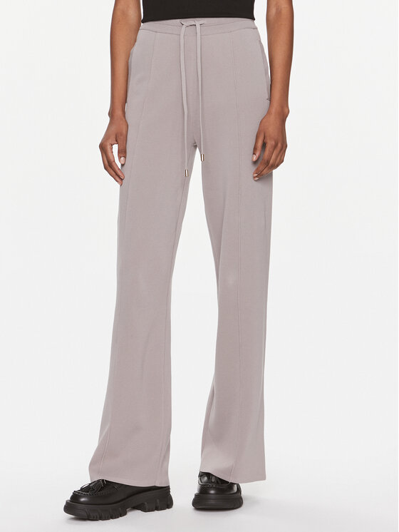 Pinko Pantaloni trening Gardenia 102813 A115 Gri Wide Leg