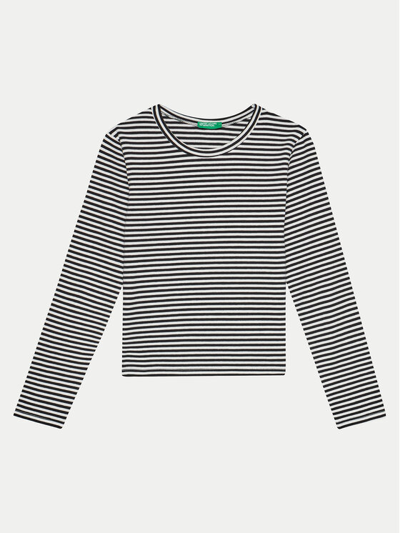 United Colors Of Benetton United Colors Of Benetton Μπλουζάκι 3XMLC10JJ Μαύρο Slim Fit
