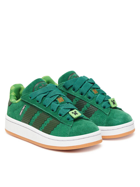 adidas adidas Sneakersy Campus 00S Comfort Closure Elastic Lace X Minecraft JS3788 Zelená