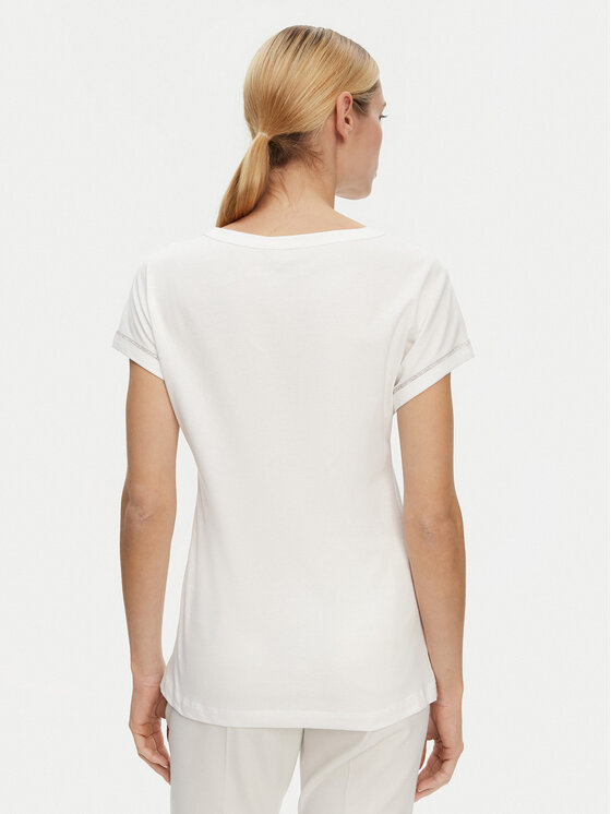 Luisa Spagnoli Luisa Spagnoli T-Shirt Brescello 542123 Λευκό Regular Fit