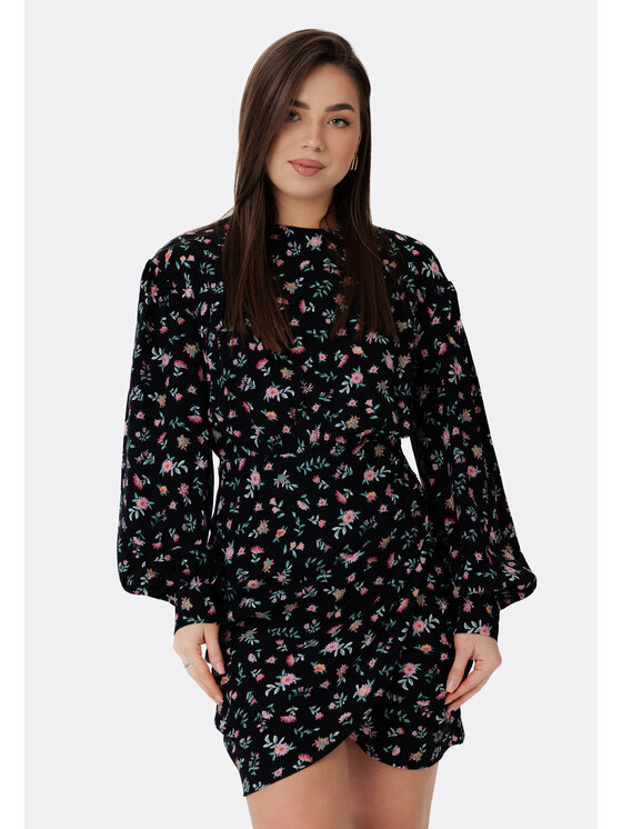 LAURELLA LAURELLA Každodenní šaty 4TU024 Černá Regular Fit