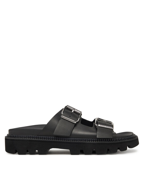 Tommy Jeans Tommy Jeans Παντόφλες Double Strap Sandal EN0EN02753 Μαύρο