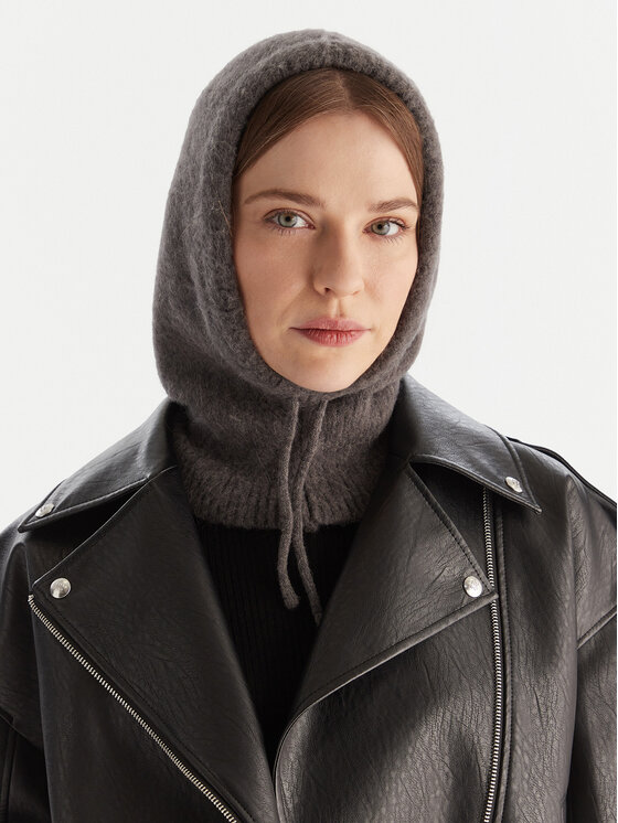 Calvin Klein Calvin Klein Kapuzenmütze Emblem Brushed LV04D8068G Grau