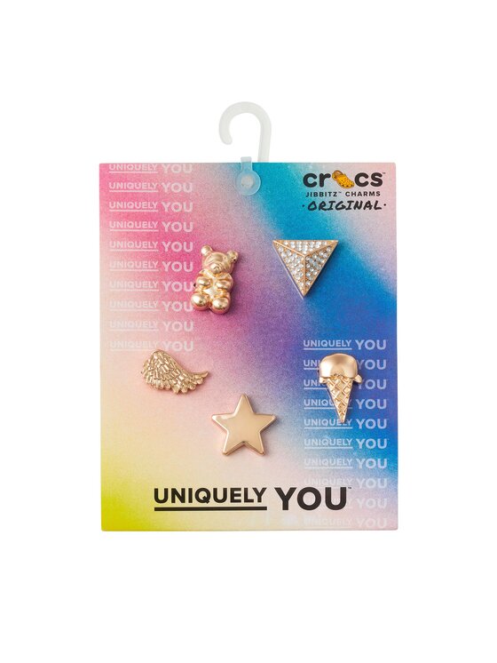 Crocs Crocs Schuhverzierung Gold Icons 5 Pack 10011118 Bunt