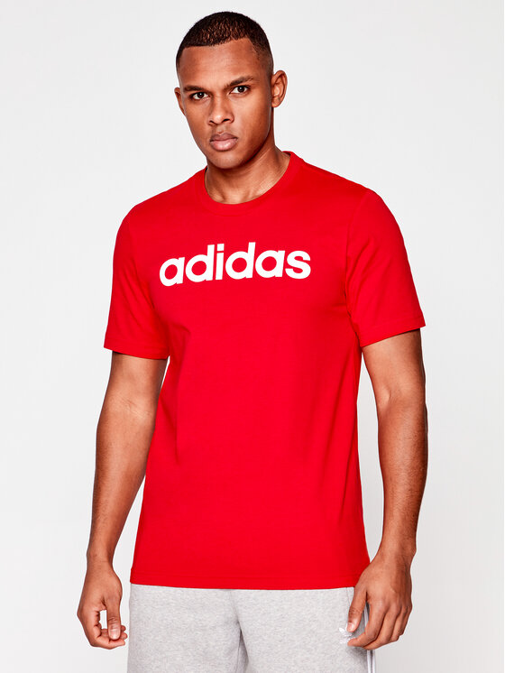adidas adidas Majica E Lin Tee FM6223 Rdeča Standard Fit