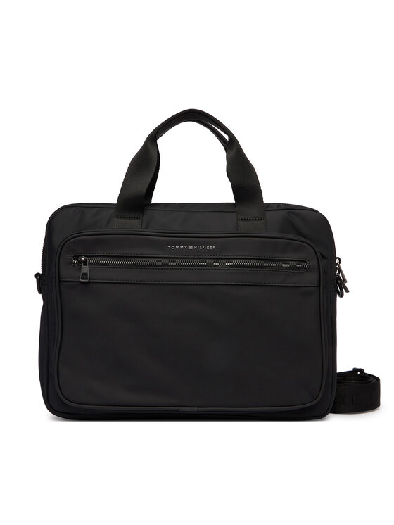 Tommy Hilfiger Tommy Hilfiger Laptoptasche Th Repreve Computer Bag AM0AM14149 Schwarz
