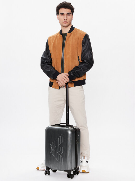 Emporio Armani Emporio Armani Kabinový kufr Y4Q093 YME9J 80002 Šedá