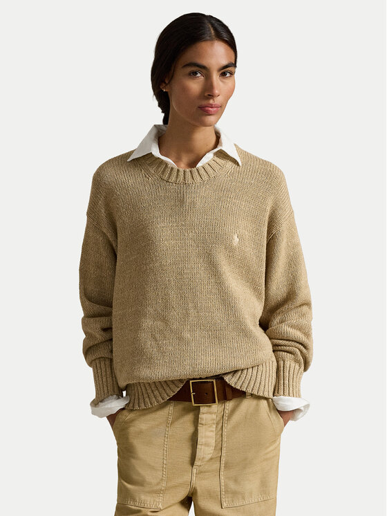 Polo Ralph Lauren Polo Ralph Lauren Pulover 211A96252001 Bej Relaxed Fit