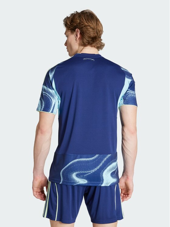 adidas adidas Koszulka techniczna Ajax Amsterdam 25/26 Away Jersey Błękitny Slim Fit