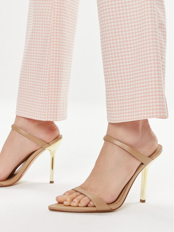 Guess Guess Pantaloni di tessuto Ornella W4GB18 WG492 Rosa Regular Fit
