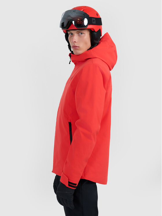 4F 4F Kurtka narciarska SKIWEAR Czerwony Regular Fit