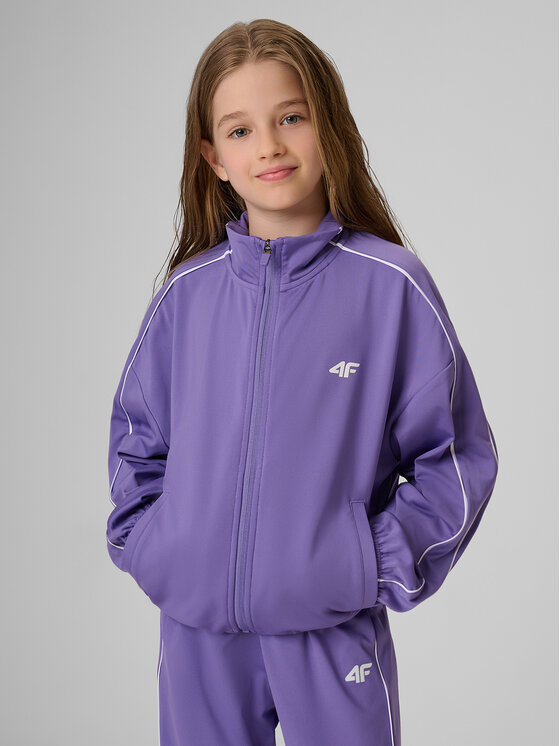 4F 4F Bluza AQUA FORCE Fioletowy Loose Fit