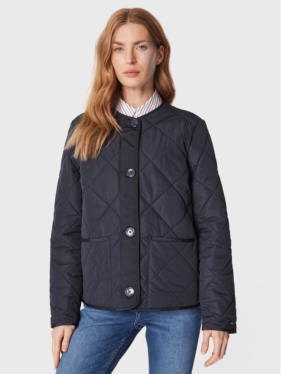 Giubbotto piumino WW0WW37355 Blu scuro Regular Fit...